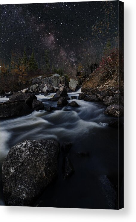 Autumn Acrylic Print featuring the photograph Tulabi Falls by Nebojsa Novakovic