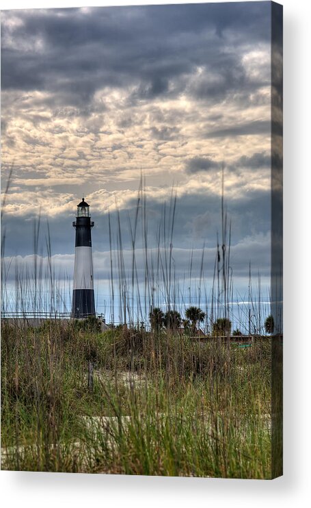 Beach Acrylic Print featuring the photograph Tybee Light by Peter Tellone