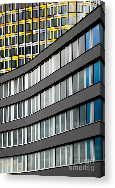 Adac Acrylic Print featuring the photograph Urban Rectangles by Hannes Cmarits