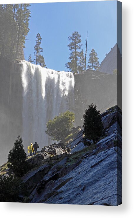 Vernal Falls Acrylic Print featuring the photograph Vernal Falls Mist Trail by Duncan Selby