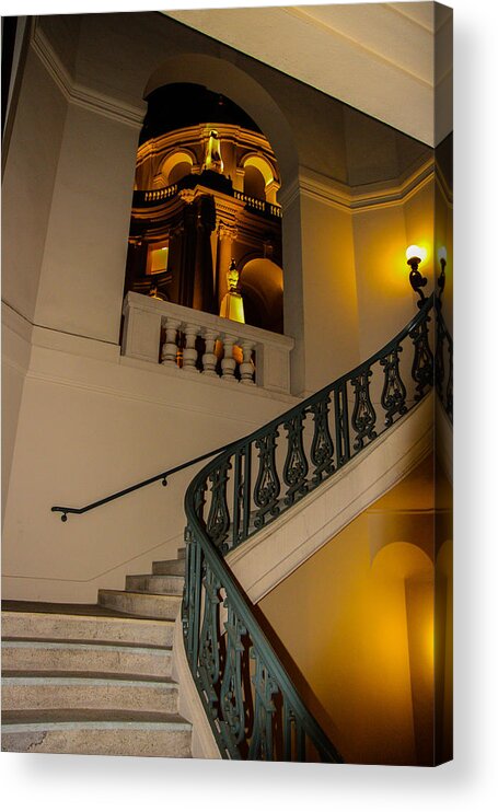 Stairway Acrylic Print featuring the photograph View From the Stairs by Robert Hebert