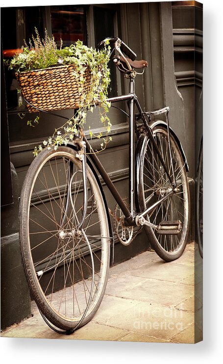 Bicycle Acrylic Print featuring the photograph Vintage bicycle by Jane Rix