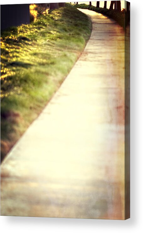 Walk Acrylic Print featuring the photograph Walk into the Sun by Kathleen Messmer