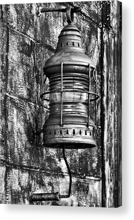 Tarpon Springs Acrylic Print featuring the photograph Wall Lantern by Bill Barber