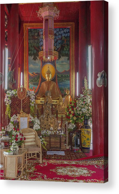 Scenic Acrylic Print featuring the photograph Wat Chedi Liem Phra Wihan Buddha Image DTHCM0827 by Gerry Gantt