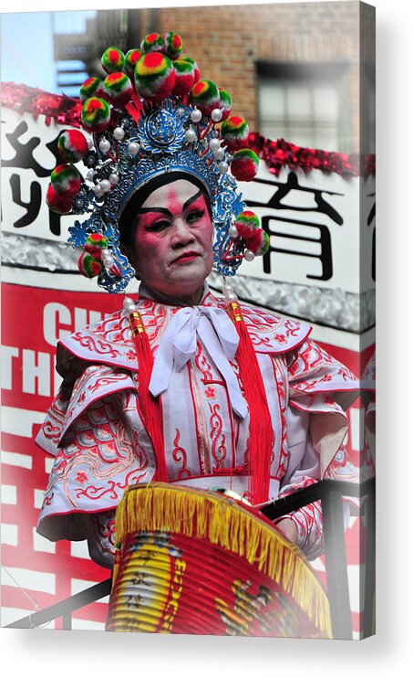 Chinese Acrylic Print featuring the photograph Wearing Her Finest by Mike Martin
