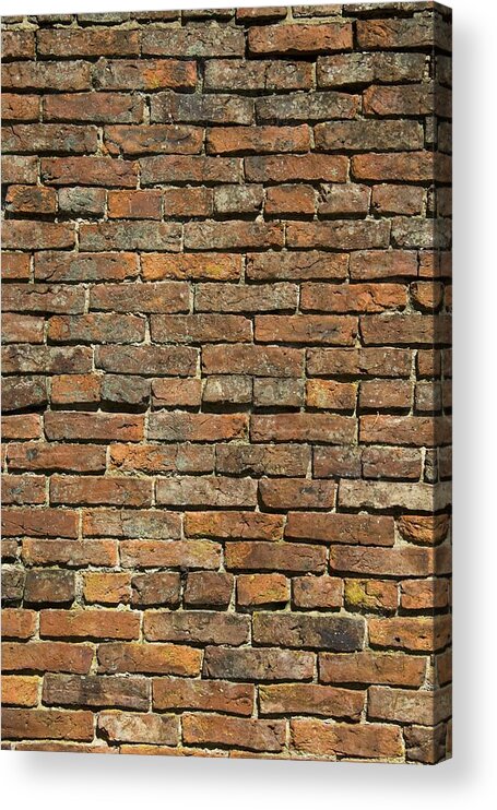 Day Acrylic Print featuring the photograph Weathered Brick Wall by John Short