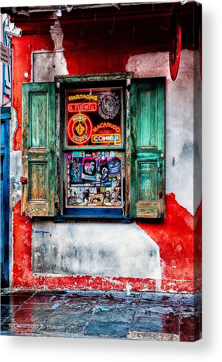 Structure Acrylic Print featuring the photograph Weathered Shop by Christopher Holmes