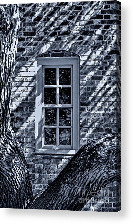 Williamsburg Acrylic Print featuring the photograph Williamsburg Window by Nigel Fletcher-Jones