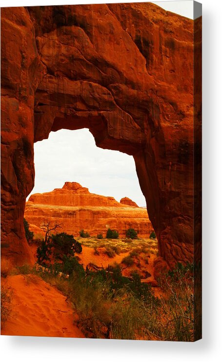 Arches Acrylic Print featuring the photograph Window Arch by Jeff Swan