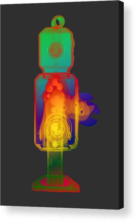 X-ray Art Acrylic Print featuring the photograph X-ray Robot RS No.1 by Roy Livingston