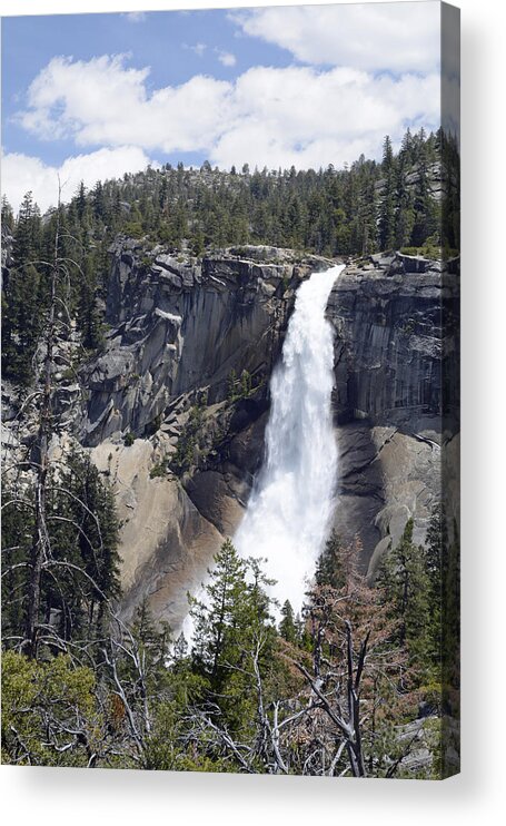 Yosemite Acrylic Print featuring the photograph Yosemite's Nevada Fall by Bruce Gourley