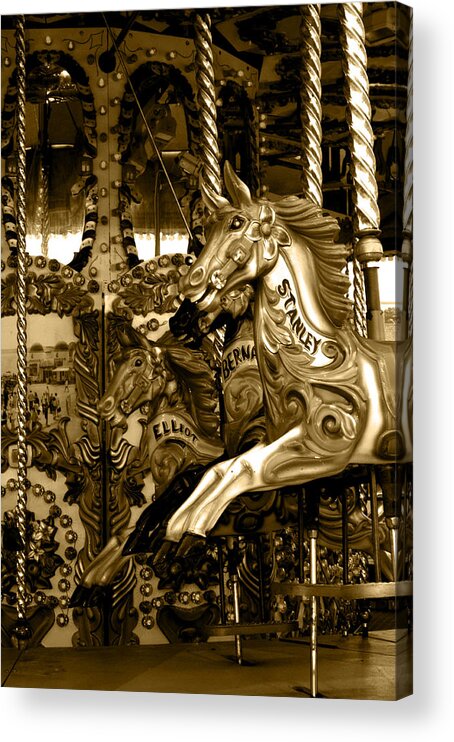 Carousel Acrylic Print featuring the photograph Carousel #1 by Chris Day
