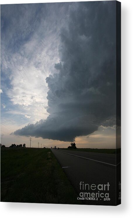 Science Acrylic Print featuring the photograph Thunderstorm And Supercell #1 by Science Source