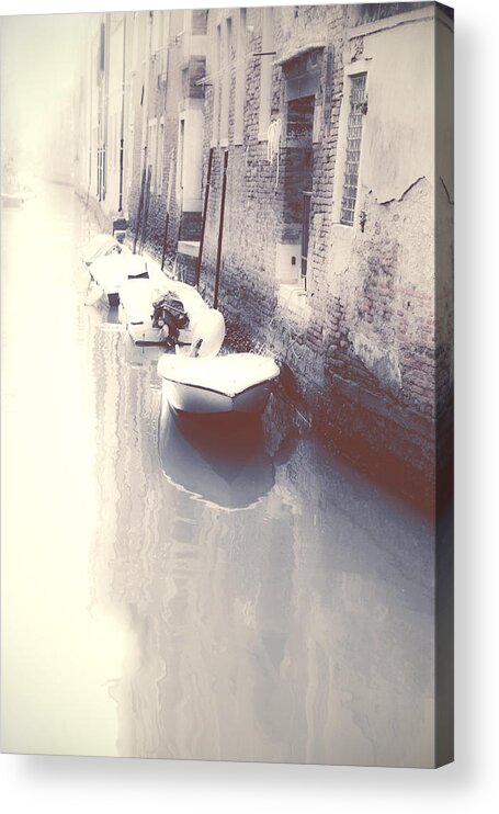 Boat Acrylic Print featuring the photograph Venezia #11 by Joana Kruse