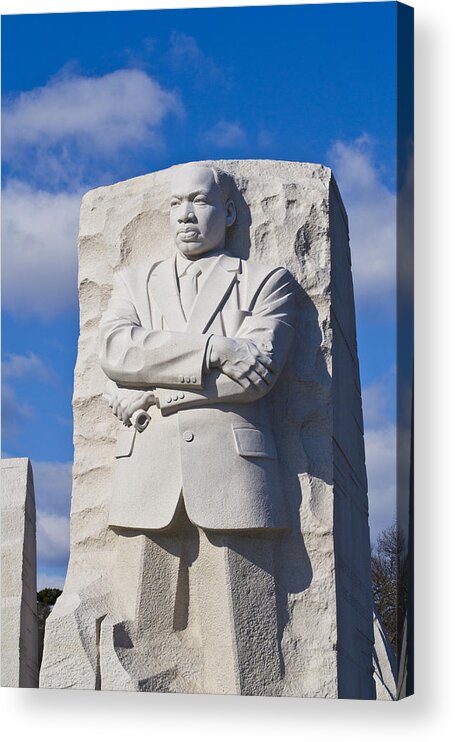 Martin Luther King Jr Acrylic Print featuring the photograph Martin Luther King Jr Memorial #8 by Theodore Jones