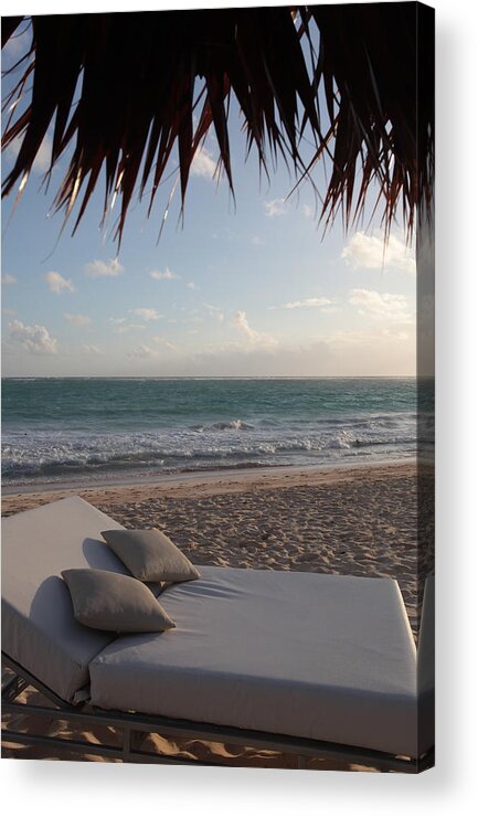 Atlantic Acrylic Print featuring the photograph Alluring Tropical Beach by Karen Lee Ensley