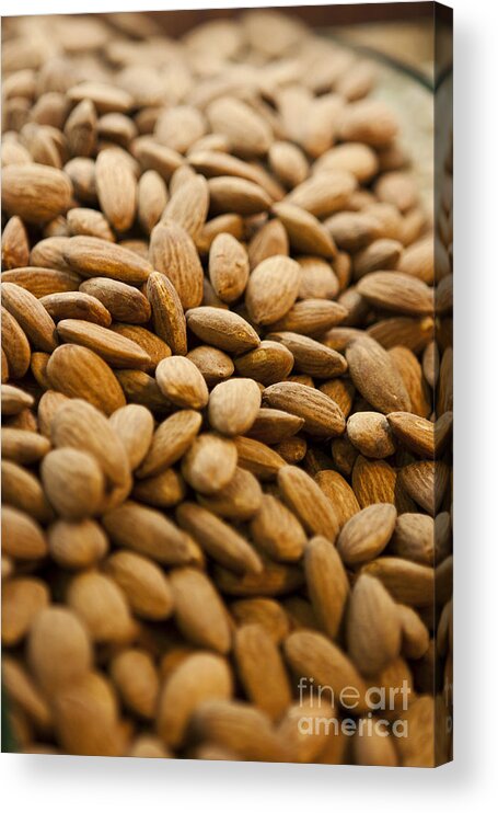 Almond Acrylic Print featuring the photograph Almonds by Leslie Leda