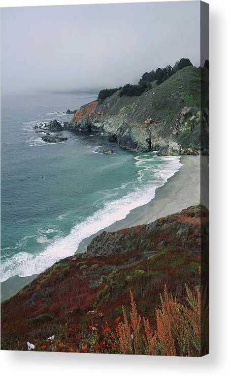 Beach Acrylic Print featuring the photograph Along the Pacific Coast by Renee Hardison