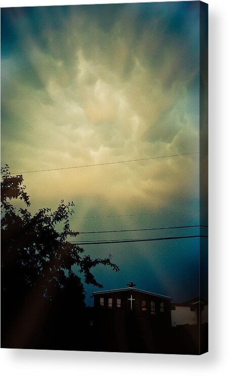 Cloud Acrylic Print featuring the photograph Amazing Trinity by Trish Tritz