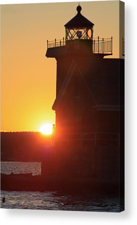 Sunset Acrylic Print featuring the photograph At The End Of The Day by Becca Wilcox