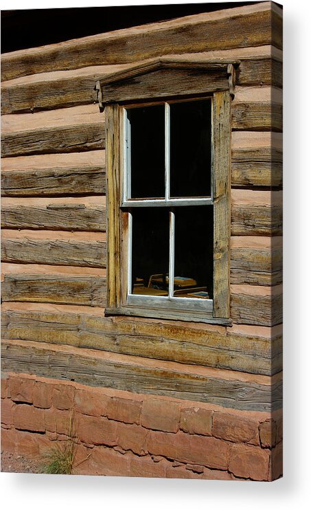 Sckool Acrylic Print featuring the photograph Back into the Past by Vicki Pelham