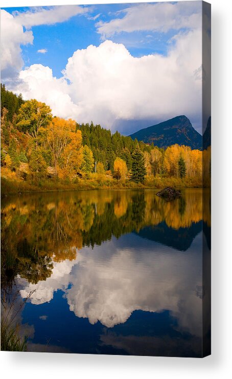 Colorado Acrylic Print featuring the photograph Beaver Lake by Steve Stuller