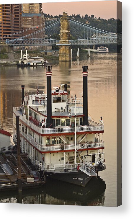 Ohio Acrylic Print featuring the photograph Belle of Cincinnati by Rick Hartigan