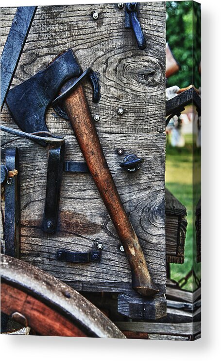Western Acrylic Print featuring the photograph Cook's tools by Toni Hopper