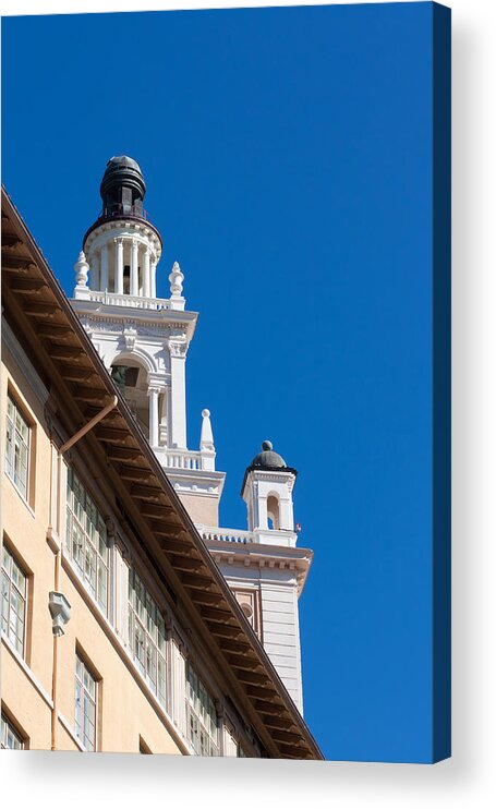 Biltmore Acrylic Print featuring the photograph Coral Gables Biltmore Hotel Tower by Ed Gleichman