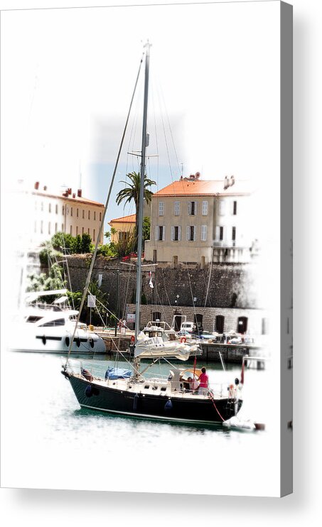 Sail Boat Acrylic Print featuring the photograph Corsica 41 by Allan Rothman