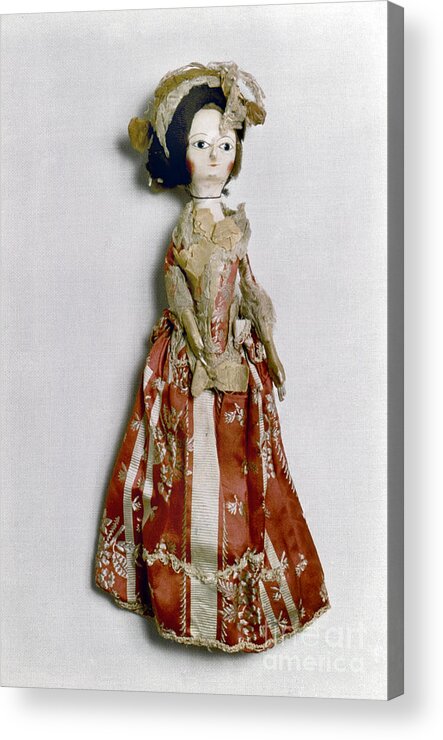 1770s Acrylic Print featuring the photograph DOLL, c1770 by Granger