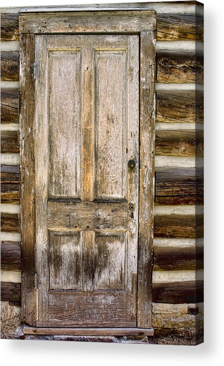 Door Acrylic Print featuring the photograph Doors of St Elmo II by Ellen Heaverlo