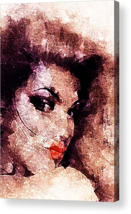 Dream Acrylic Print featuring the digital art Dreamgirl by Andrea Barbieri