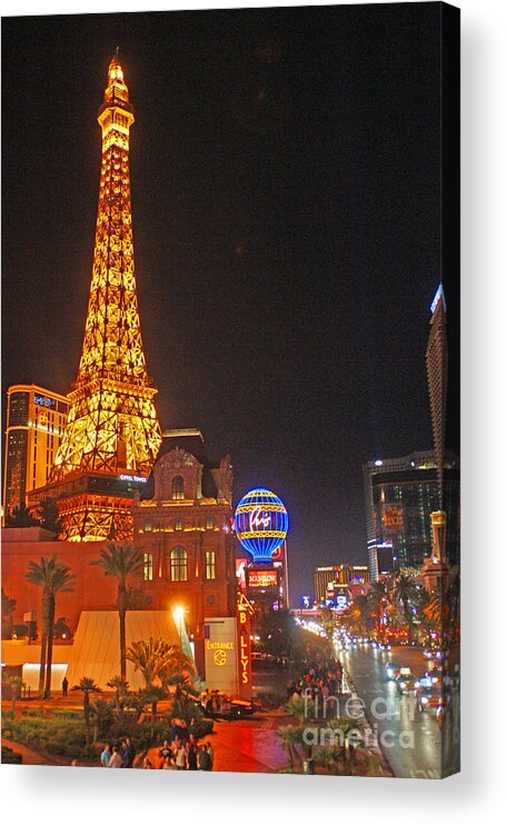 Las Vegas Acrylic Print featuring the photograph Eiffel Tower by Randy Harris