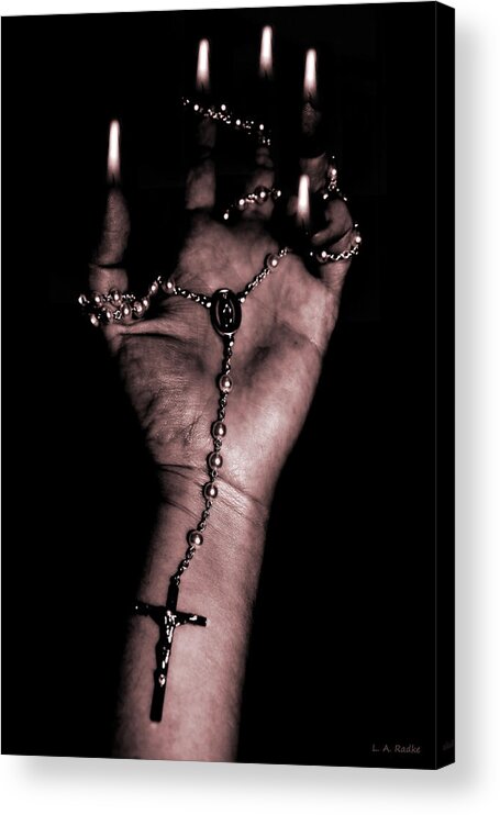 Lauren Radke Acrylic Print featuring the photograph Eternal Struggle by Lauren Radke