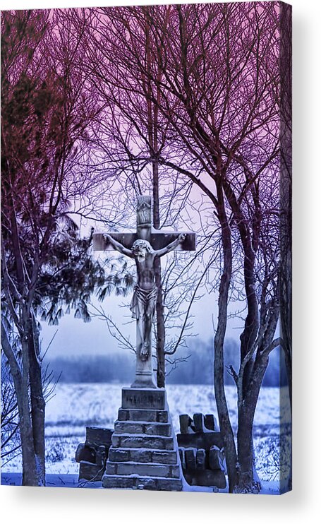 Religion Acrylic Print featuring the photograph Forgiveness by Linda Tiepelman
