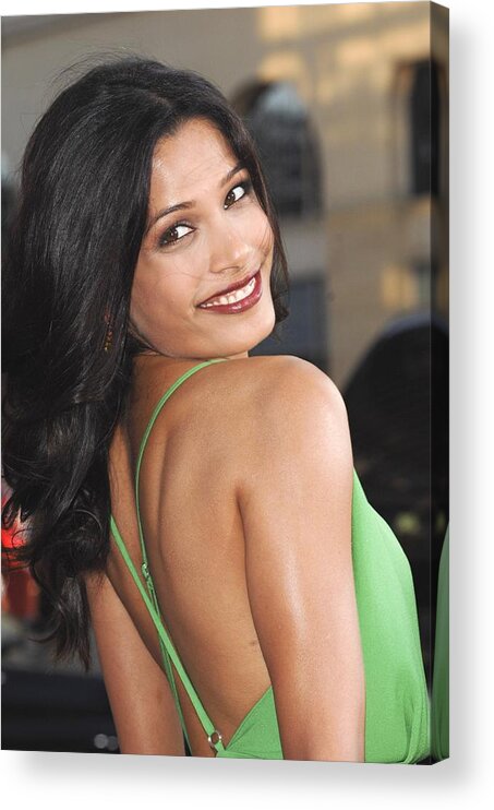 Freida Pinto Acrylic Print featuring the photograph Freida Pinto At Arrivals For Rise Of by Everett