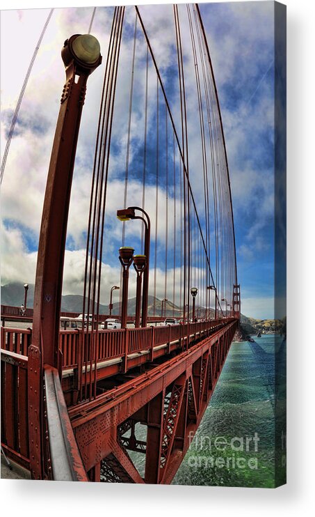 Golden Gate Bridge Acrylic Print featuring the photograph Golden Gate Bridge - 7 by Mark Madere