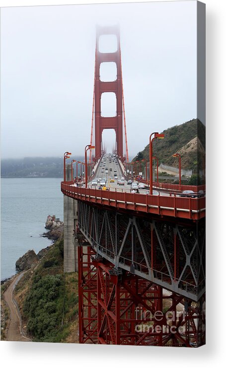 San Acrylic Print featuring the photograph Golden Gate Bridge by Daniel Knighton