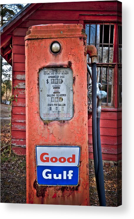 Gas Pumps Acrylic Print featuring the photograph Good Gulf by T Cairns