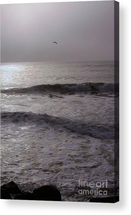 Waves Acrylic Print featuring the photograph Incoming by Jeff Swan