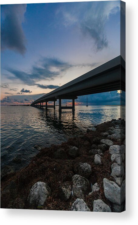 Key West Acrylic Print featuring the photograph Indian Key Channel by Dan Vidal