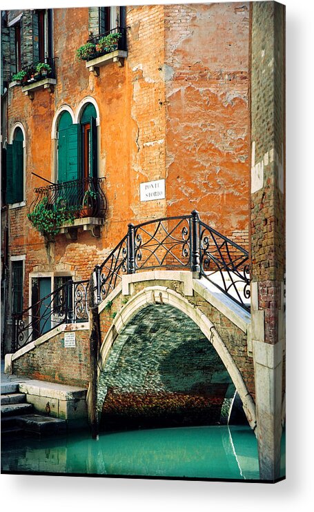 Venice Acrylic Print featuring the photograph Italy by Claude Taylor