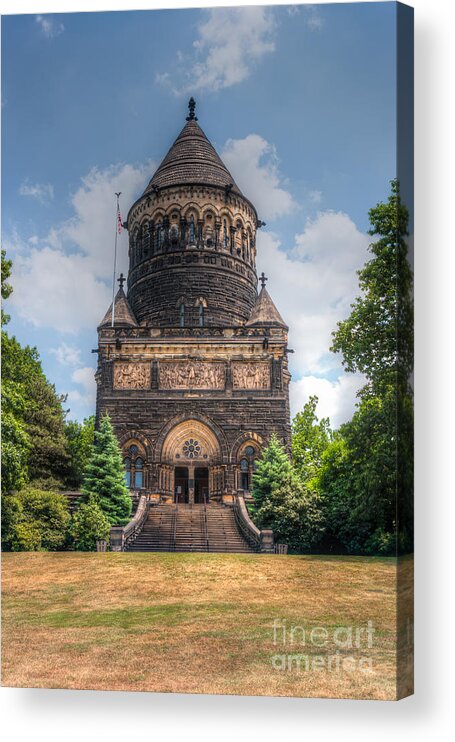 Clarence Holmes Acrylic Print featuring the photograph James A. Garfield Monument IV by Clarence Holmes