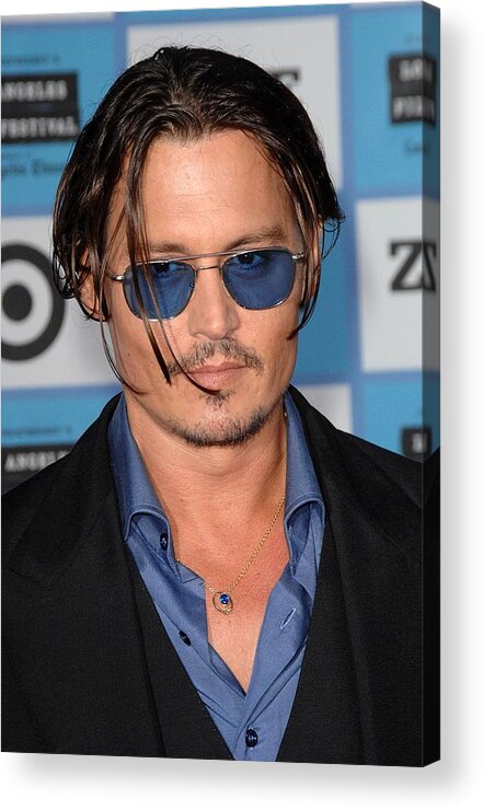 Johnny Depp Acrylic Print featuring the photograph Johnny Depp At Arrivals For 2009 Los by Everett