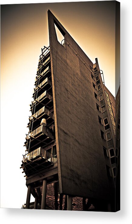 Balconies Acrylic Print featuring the photograph Lamp Feng Shui by Lenny Carter