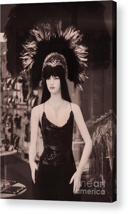 Las Vegas Acrylic Print featuring the photograph Las Vegas Mannequin by Janeen Wassink Searles