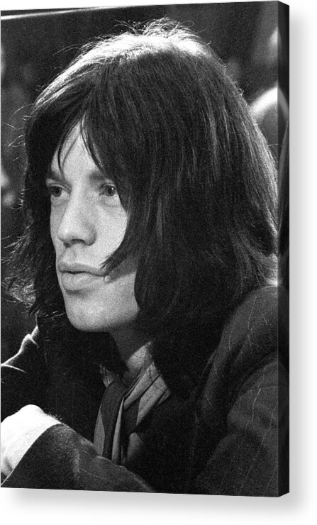Mick Jagger Acrylic Print featuring the photograph Mick Jagger 1968 by Chris Walter