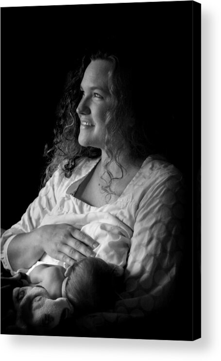 Art Acrylic Print featuring the photograph Mom and Baby by Kelly Hazel